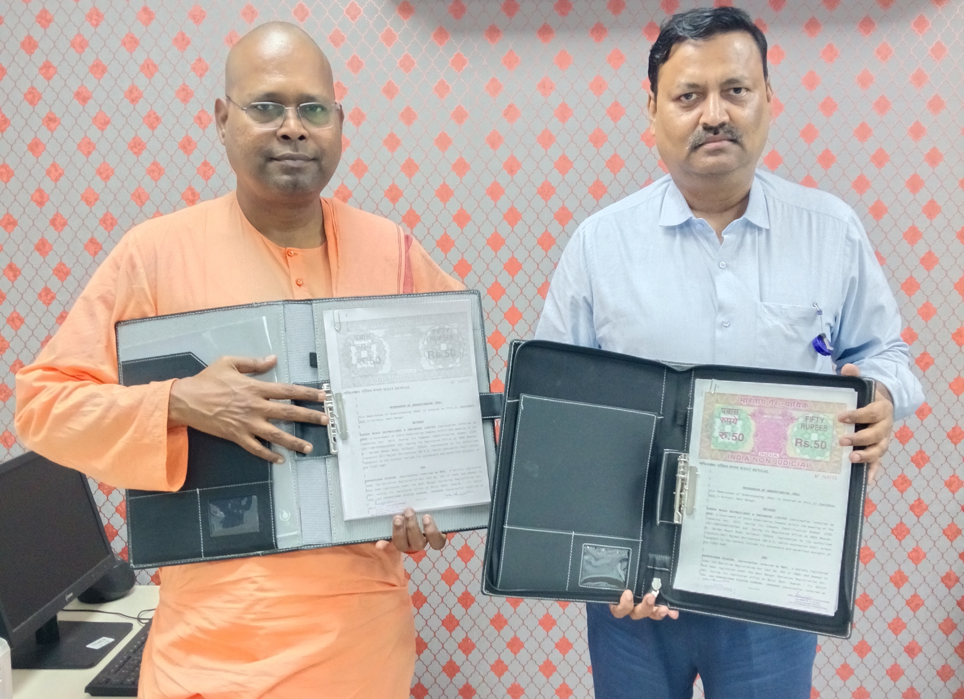 MOU WITH RAMAKRISHNA MISSION, JHARGRAM FOR CONSTRUCTING NEW CLASSROOMS AND STRENGTHENING EDUCATIONAL INFRASTRUCTURE FOR THE UNDERPRIVILEGED - Thumbnail